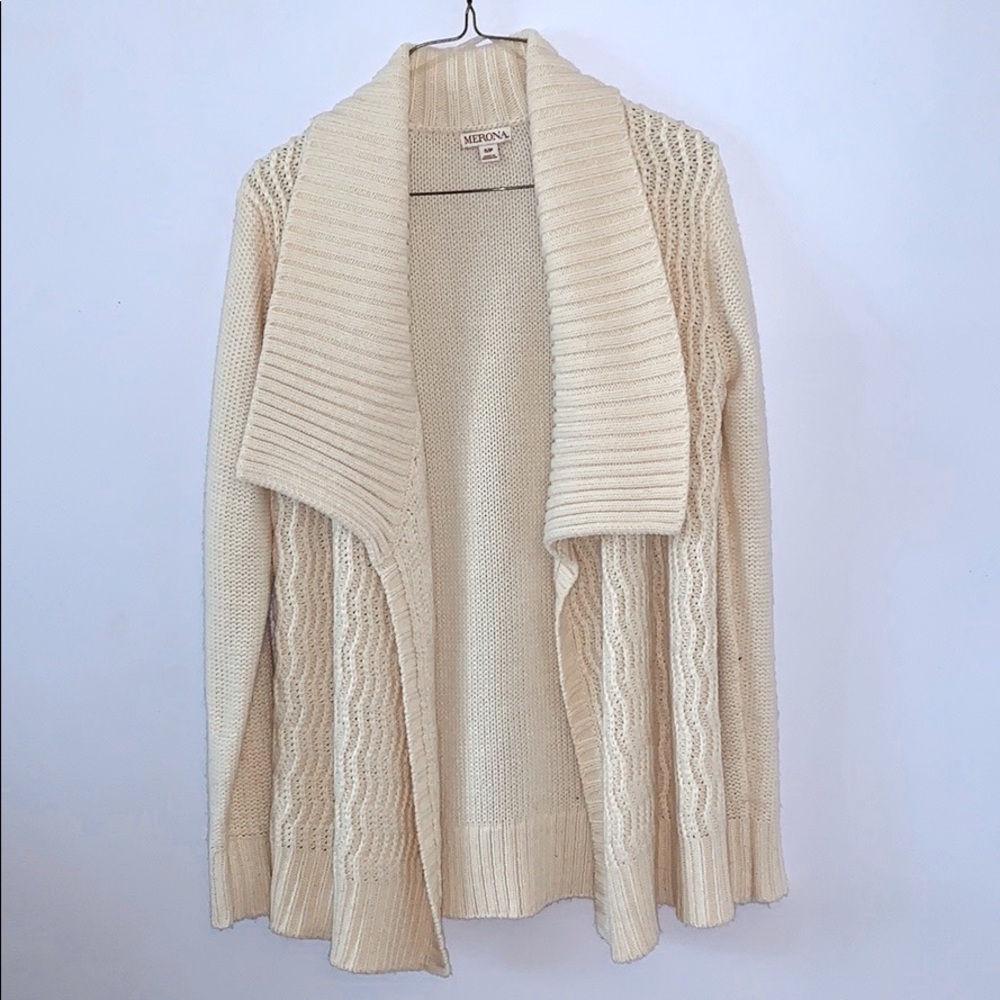 Merona Cream Knit Cardigan
